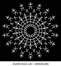 mandala art muster henna design design grafik flora Template tätowieren textil 