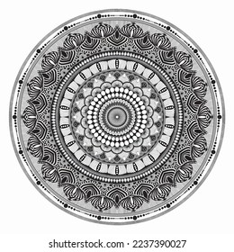 mandala art pattern simple basic line art for mandala coloring pages, manala