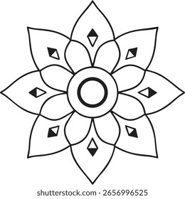Mandala Kunstmuster und Designs 