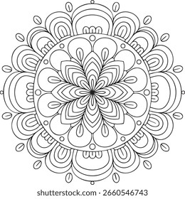 Mandala Art Padrões e Desenhos 