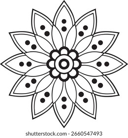 Mandala Art Padrões e Desenhos 