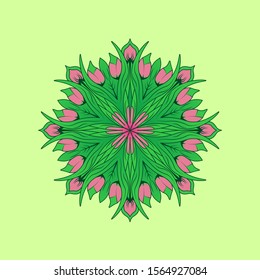 mandala art patterns. mandala vector