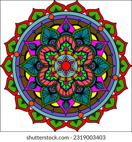 Mandala is an art of prayer that originated with Tibetan monks creating works of art within a sacred circle. to offer as an offering to the Buddha