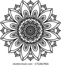 Mandala art or round ornament for decoration