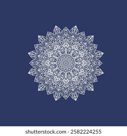 mandala art simple concept design decorative art flower mandala simple vector templet