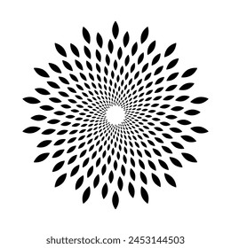 Mandala Art Simple Design Vector