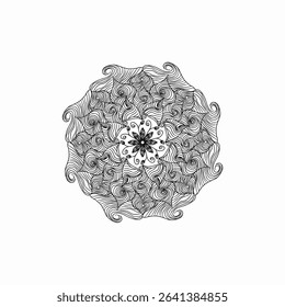 Mandala Art, Spiritual Geometry, Inner Harmony, Meditative Design, Abstract Bloom, Zen Pattern, Sacred Circle, Detailed Illustration, Cosmic Energy, Divine Flow, Intricate Beauty, Peaceful Art,