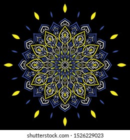 mandala art for template background