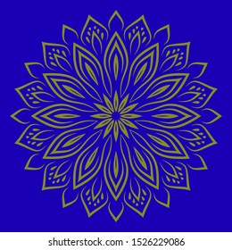 mandala art for template background