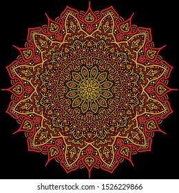 mandala art for template background