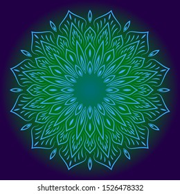mandala art for template background