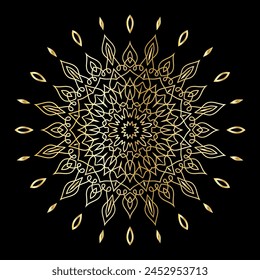 Mandala Art für Vorlage Hintergrund