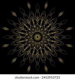 mandala arte para fondo de Plantilla