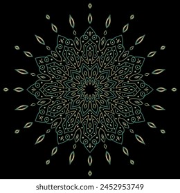 mandala art for template background