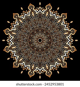 Mandala Art für Vorlage Hintergrund