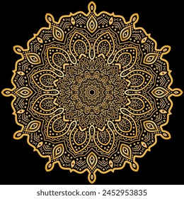mandala arte para fondo de Plantilla