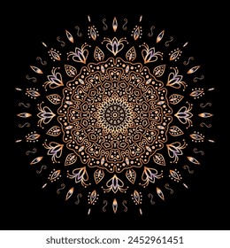 mandala arte para fondo de Plantilla
