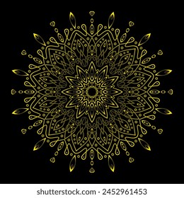 mandala art for template background