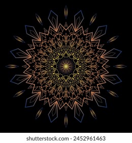 mandala art for template background