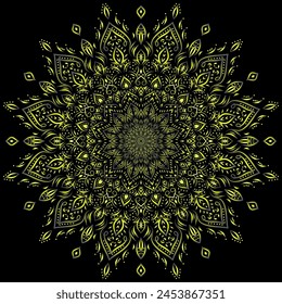 mandala art for template background