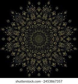 mandala arte para fondo de Plantilla