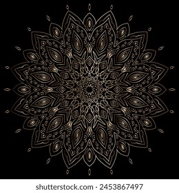 mandala arte para fondo de Plantilla