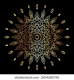 mandala arte para fondo de Plantilla
