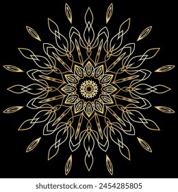 mandala arte para fondo de Plantilla