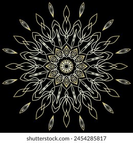 mandala arte para fondo de Plantilla
