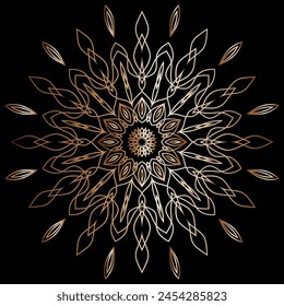 Mandala Art für Vorlage Hintergrund