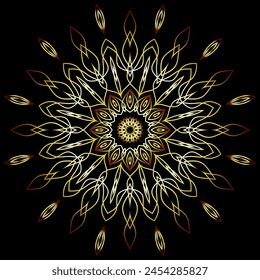 mandala arte para fondo de Plantilla