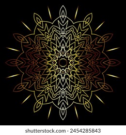 mandala art for template background