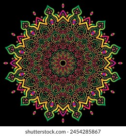 mandala art for template background