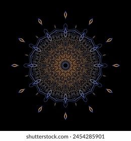 Mandala Art für Vorlage Hintergrund