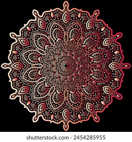 mandala art for template background