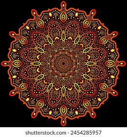 mandala art for template background