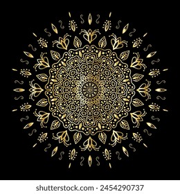 Mandala Art für Vorlage Hintergrund