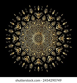 Mandala Art für Vorlage Hintergrund
