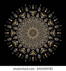 mandala arte para fondo de Plantilla