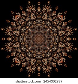Mandala Art für Vorlage Hintergrund