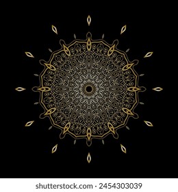 Mandala Art für Vorlage Hintergrund