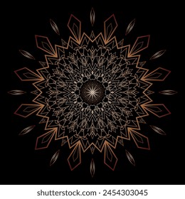 mandala art for template background