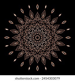 Mandala Art für Vorlage Hintergrund
