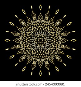 mandala art for template background