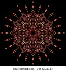 mandala art for template background
