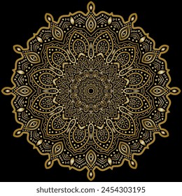 mandala arte para fondo de Plantilla
