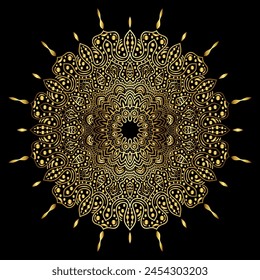 mandala art for template background