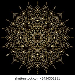 mandala arte para fondo de Plantilla