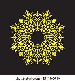 mandala art for template,Flower Mandala. Vintage decorative elements. Oriental pattern, vector illustration. logo vintage, vintage book cover,  ottoman motifs. Ethnic mandala, traditional Vector