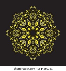 mandala art for template,Flower Mandala. Vintage decorative elements. Oriental pattern, vector illustration. logo vintage, vintage book cover,  ottoman motifs. Ethnic mandala, traditional Vector